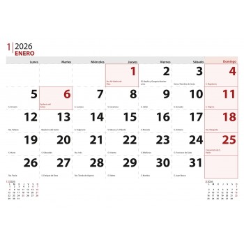 CALENDARIO DE PARED 2025 VALLE DE LOS CAÍDOS