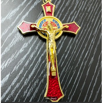 CRUCIFIJO ESCUDO SAN BENITO
