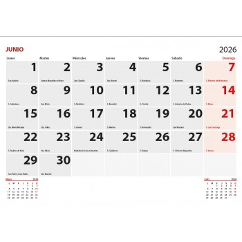 CALENDARIO DE PARED VALLE DE LOS CAÍDOS 2026 CALENDARIO DE PARED VALLE DE LOS CAÍDOS 2026