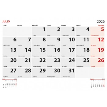 CALENDARIO DE PARED VALLE DE LOS CAÍDOS 2026 CALENDARIO DE PARED VALLE DE LOS CAÍDOS 2026